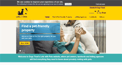 Desktop Screenshot of letswithpets.org.uk